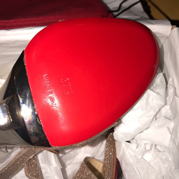 Christian Louboutin💄♥️Levitallo Glitter Red Sole - Picture 12 of 12